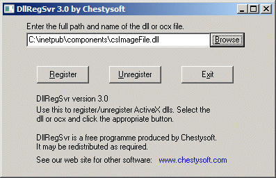 This is a simple tool for registering ActiveX