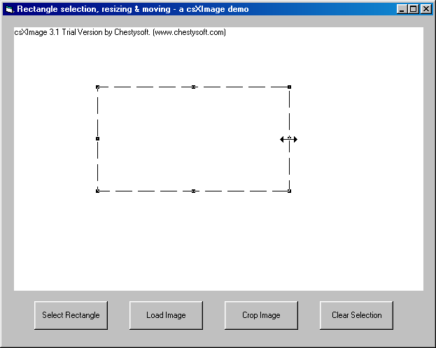 C# example to select an area on an image